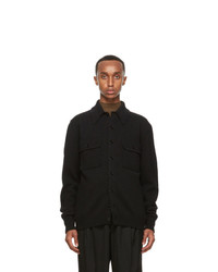 Lemaire Black Overshirt Jacket