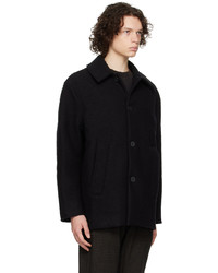 Schnayderman's Black Spread Collar Jacket