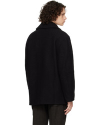 Schnayderman's Black Spread Collar Jacket