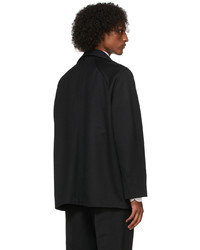 Factor's Black Twill Blouson Jacket