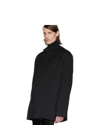 Balenciaga Black Twill Stretch Tailoring Jacket