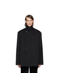 Balenciaga Black Twill Stretch Tailoring Jacket
