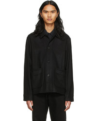 Our Legacy Black Virgin Wool Archive Box Jacket