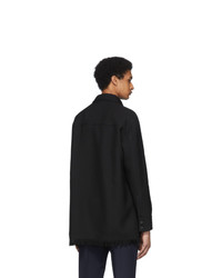 Valentino Black Virgin Wool Jacket