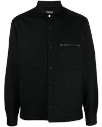 Zegna Button Up Wool Shirt Jacket