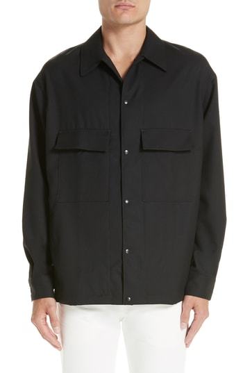 Lemaire Flap Pocket Wool Overshirt, $700 | Nordstrom | Lookastic