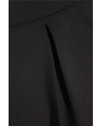 Miu Miu Pleated Stretch Wool Crepe Shorts