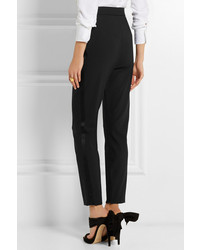 Dolce & Gabbana Cropped Stretch Wool Blend Tapered Pants