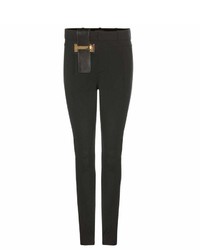 Anthony Vaccarello Skinny Wool Trousers