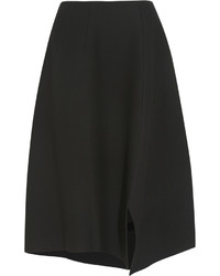 Marni Asymmetric Wool Skirt Black