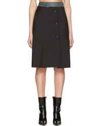Yang Li Black Double Layer Skirt
