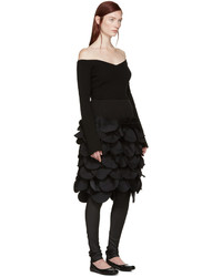 Junya Watanabe Black Scuptural Skirt