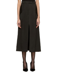 Nina Ricci Black Wool Skirt
