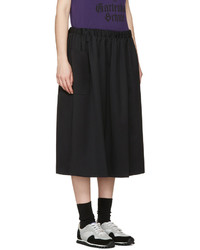 Comme des Garcons Comme Des Garons Girl Black Wool Pocket Skirt