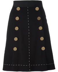 Dolce & Gabbana A Line Buttoned Skirt