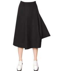 J.W.Anderson High Waist Wool Felt Skirt