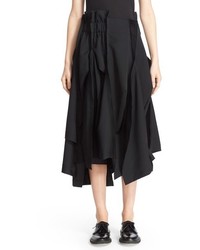 Comme des Garcons Wool Gabardine Skirt Size Small Black