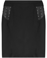 The Kooples Wool Skirt With Eyelets