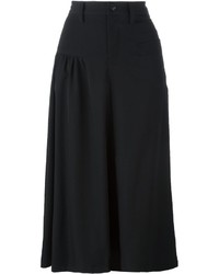 Y's High Waisted Draped Skirt