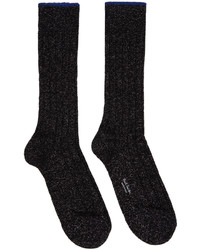 Paul Smith Four Pack Black Quash Lurex Socks