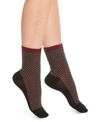 Pendleton Herringbone Anklet Socks