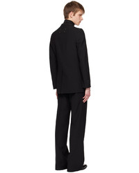 Maison Margiela Black Notched Lapel Suit