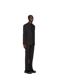 Valentino Black Plisse Suit