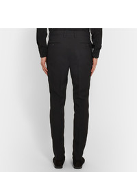 Saint Laurent Black Slim Fit Virgin Wool Twill Suit