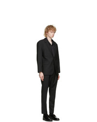 Hugo Black Wool Ulan And Farlys Oversize Suit