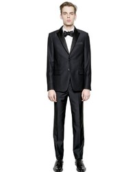 Givenchy Satin Peaked Lapels Wool Suit