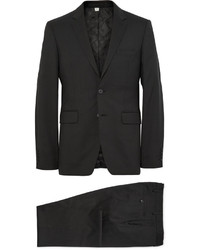 Burberry London Black Slim Fit Wool Suit
