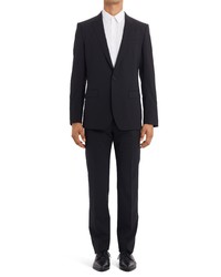 Dolce & Gabbana Martini Fit Stretch Wool Suit In Nero At Nordstrom