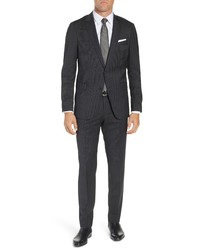 BOSS Nestrobyte Trim Fit Stretch Solid Wool Suit