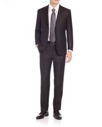 Canali Solid Wool Suit