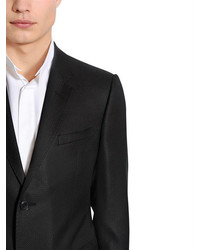 Emporio Armani Textured Wool Silk Suit