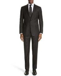 Emporio Armani Trim Fit Solid Wool Suit