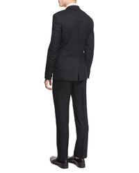 Paul Smith Two Piece Wool Travel Suit Black