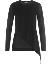 Steffen Schraut Asymmetric Merino Wool Pullover