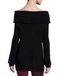 Joie Bade Off The Shoulder Wool Cashmere Sweater