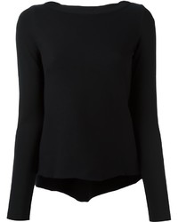 Dondup Round Neck Cropped Pullover