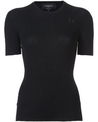 Rochas Ribbed Short Sleeve Jumper