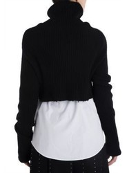Valentino Wool Cashmere Cropped Sweater