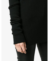 Y/Project Y Project Roll Neck Ribbed Jumper