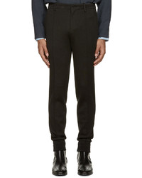 Wooyoungmi Black Cuffed Trousers