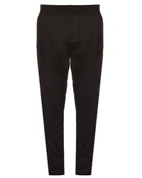Givenchy Mesh Overlay Wool Blend Track Pants