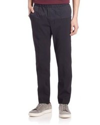 Vince Mixed Media Wool City Trousers
