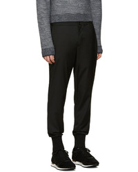 Paul Smith Ps By Black Wool Drawstring Trousers
