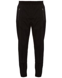 Givenchy Zip Pocket Slim Leg Wool Blend Track Pants