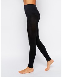 Asos Collection Ribbed Footless Tights