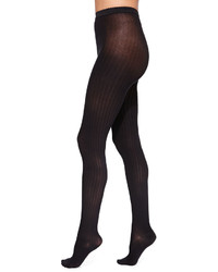 Wolford Fine Cotton Basic Ribbed Tights